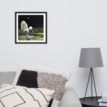 Load image into Gallery viewer, Framed Premium Luster Giclée Print - Lament of Icarus

